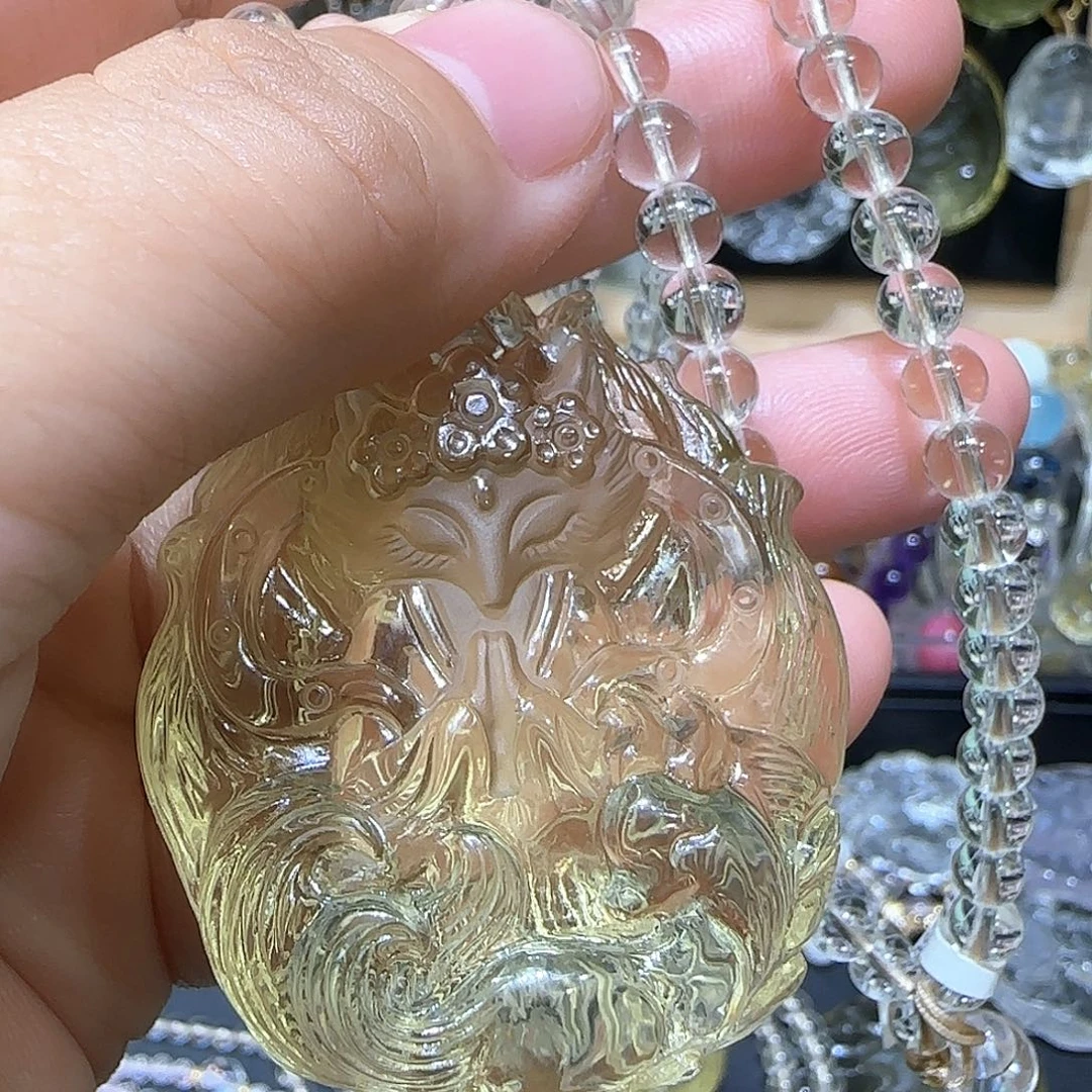 颈饰未镶嵌水晶天然