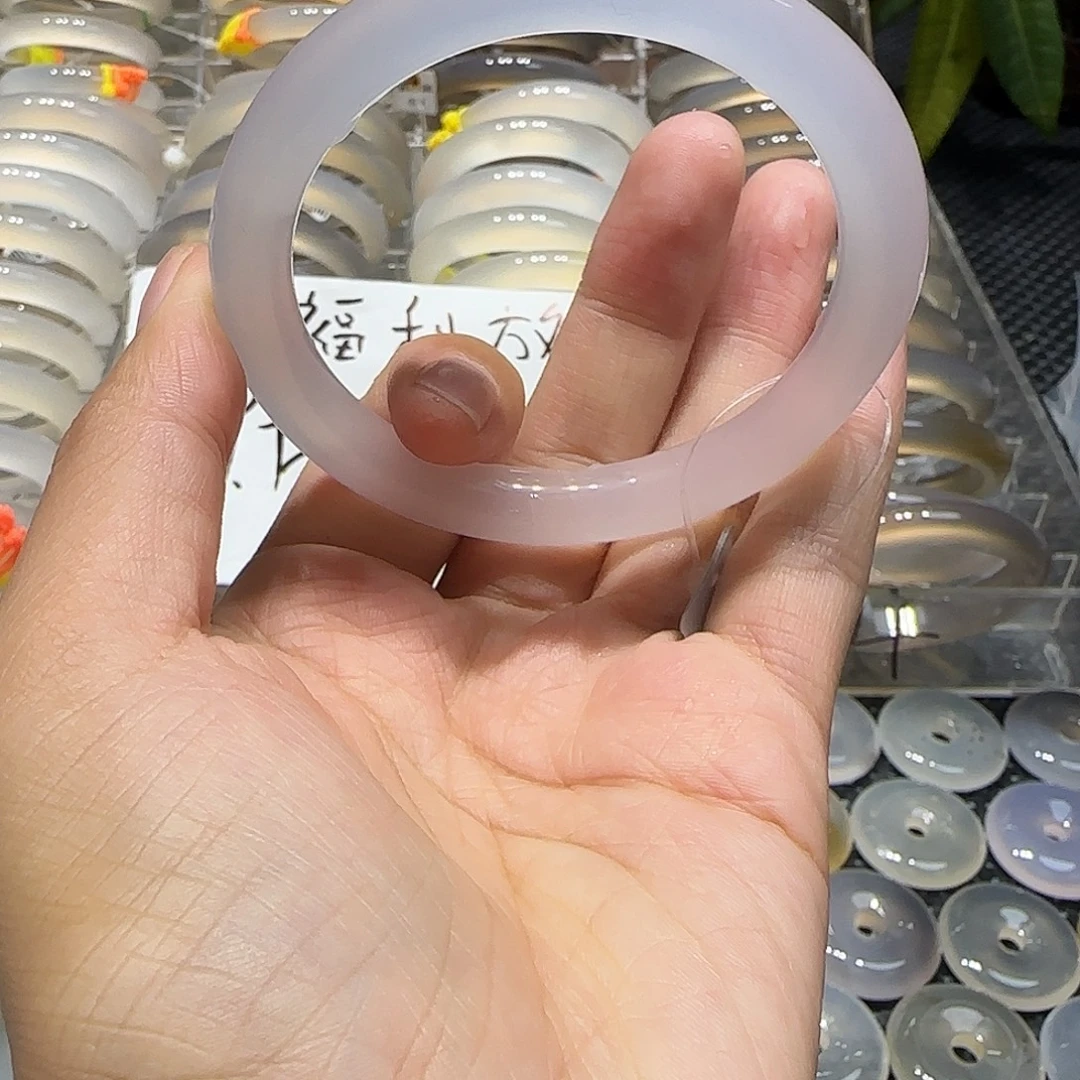 玛瑙/玉髓未镶嵌手镯57圆条