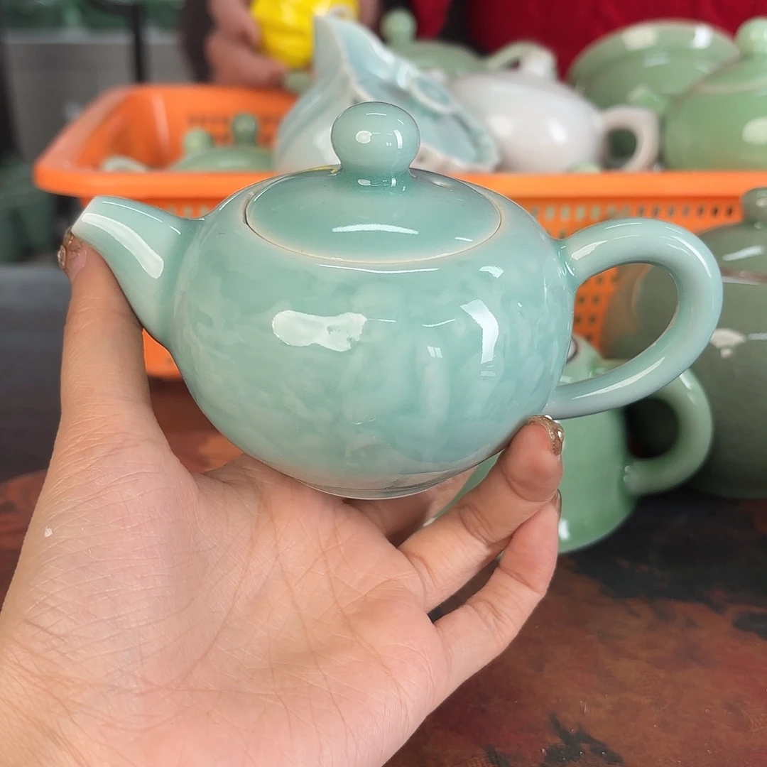龙泉云间青瓷小米茶器