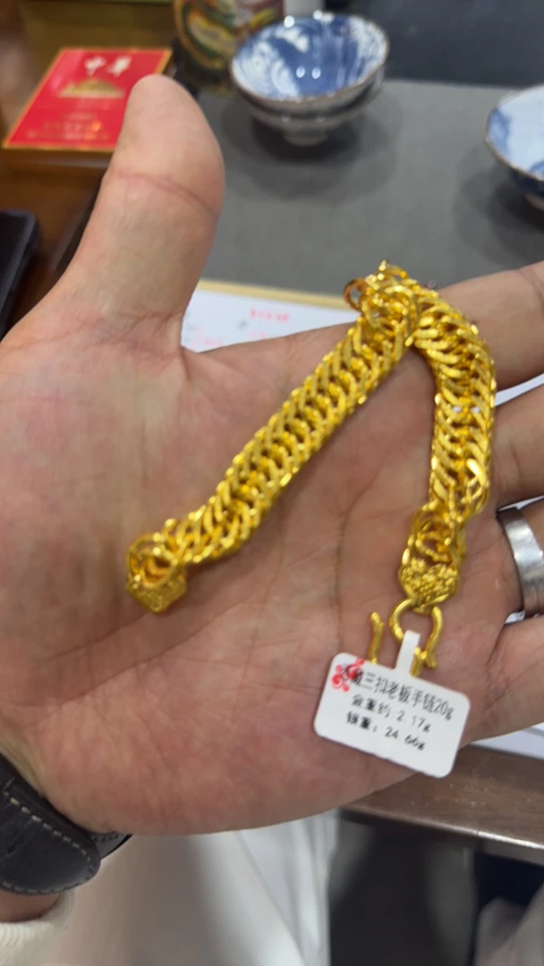 合金手链 女款藏式三扣手链2.17