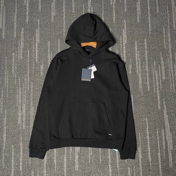 全新未使用 LouisVuitton/路易威登 纯色连帽套头长袖卫衣/尺码M