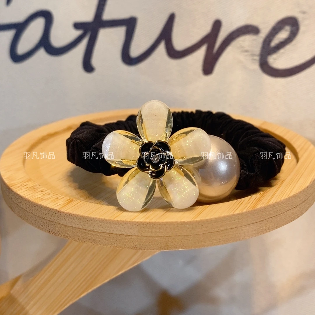 羽凡原创2611欧美风日韩头绳气质发圈皮筋百搭甜美风优雅发绳精致