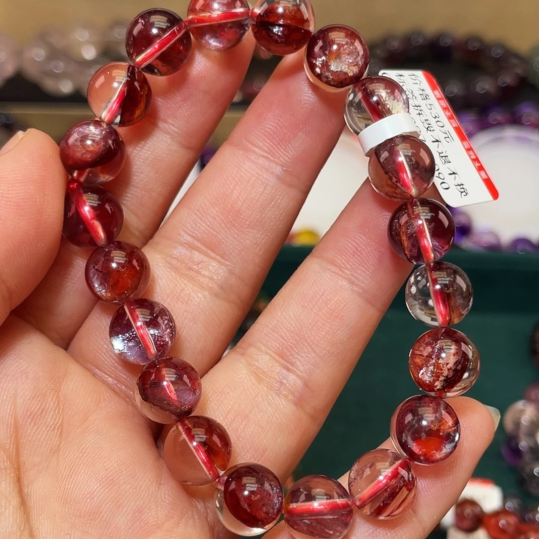 水晶手链未镶嵌红浇花9.5