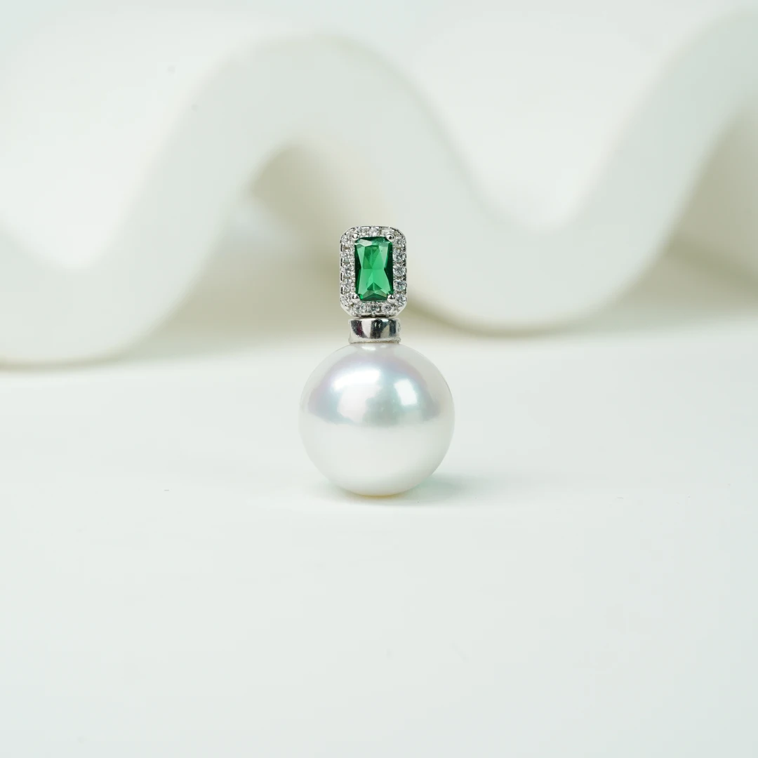 【小北严选】S925银淡水珍珠吊坠约12mm【多样性发一件】11-BH15X401