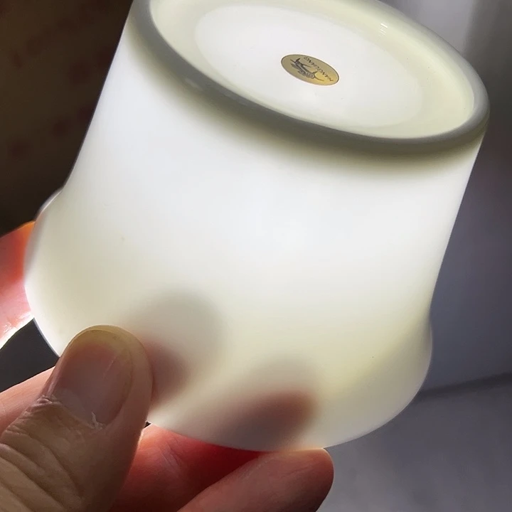 琉璃手工艺品大球泥马蹄杯陶瓷一个