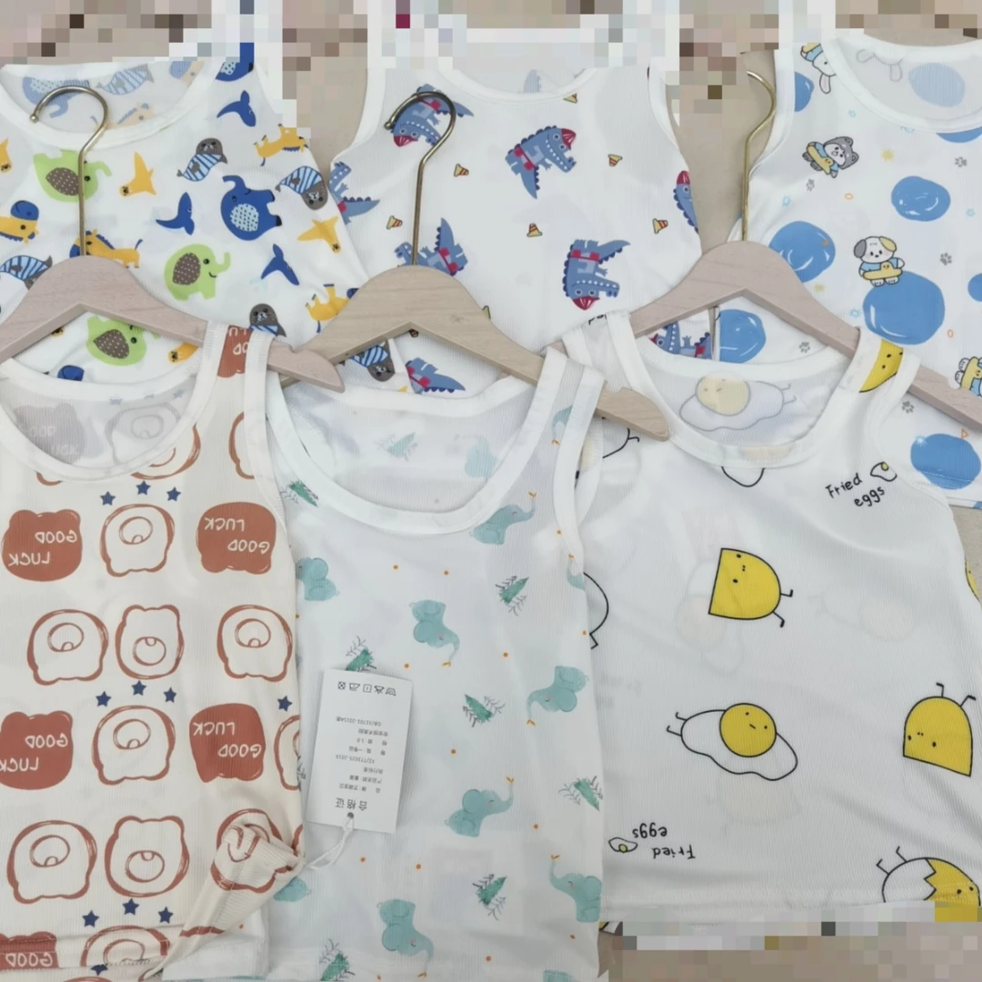 夏季冰丝背心凉快儿童无袖婴幼儿