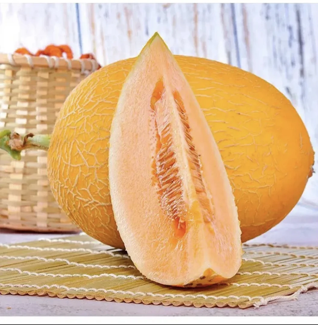 t【顺丰包邮】新疆吐鲁番火焰山脚下种植正宗金色年华哈密瓜