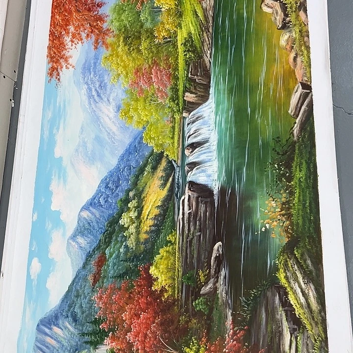 油画恭喜一直之一一