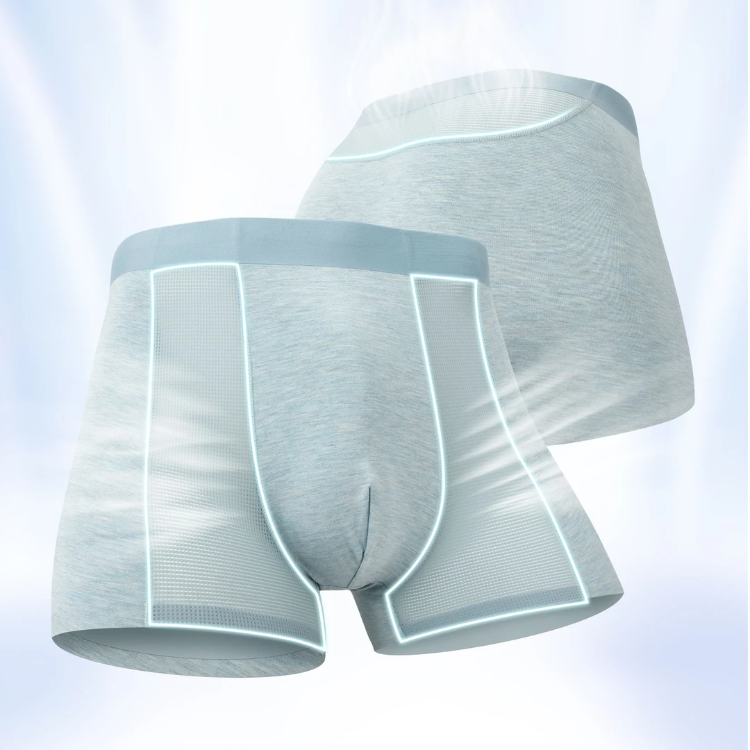 6071-6【四条装】云氧恒温男士内裤