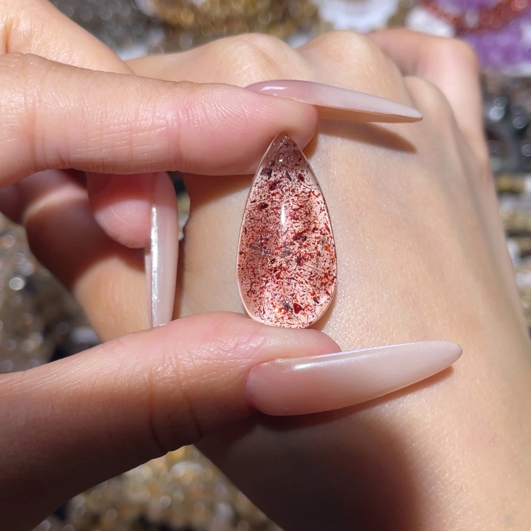 吊坠(不含链)未镶嵌水晶毕业级金草莓吊坠