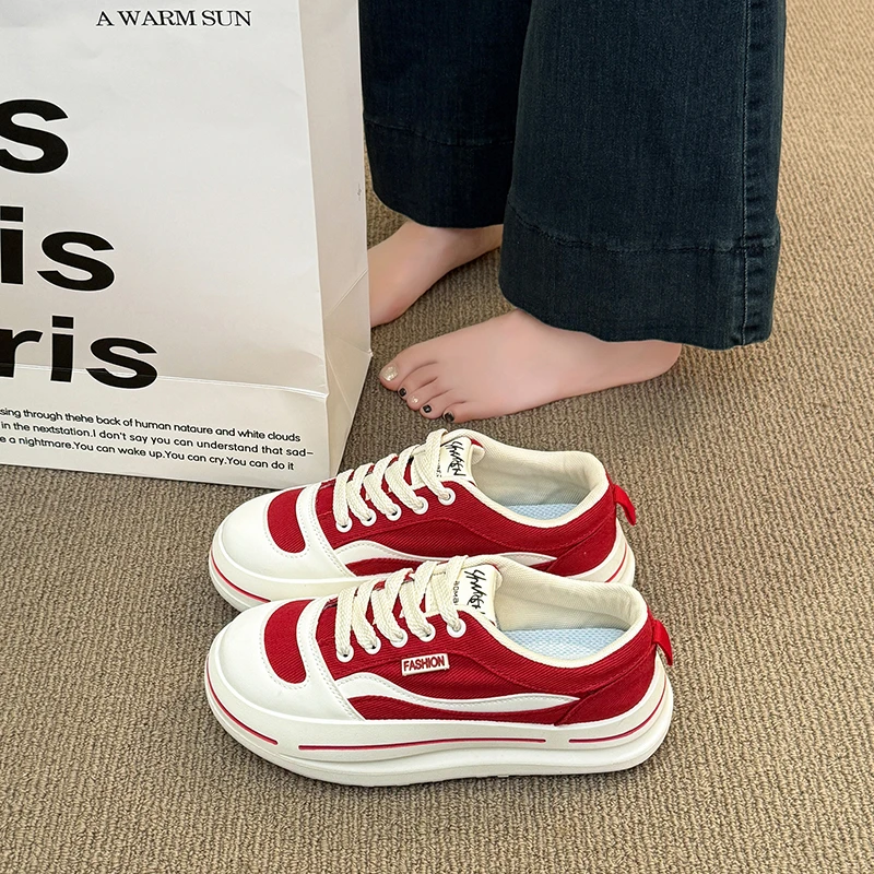 [鱼鱼推荐]2025新款秋季女鞋休闲帆布