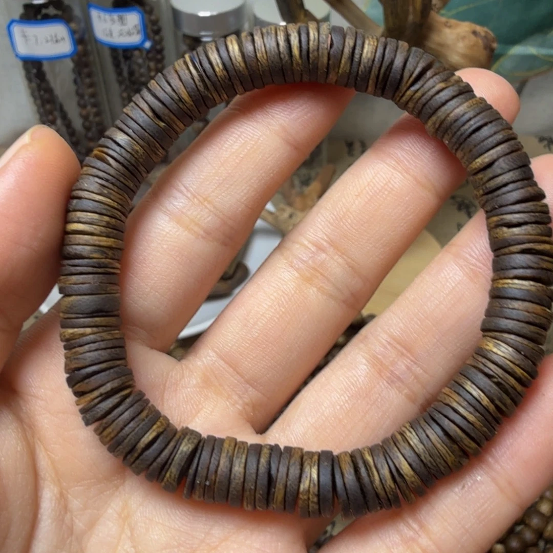 沉香碎屑沉香卡8沉水片片珠