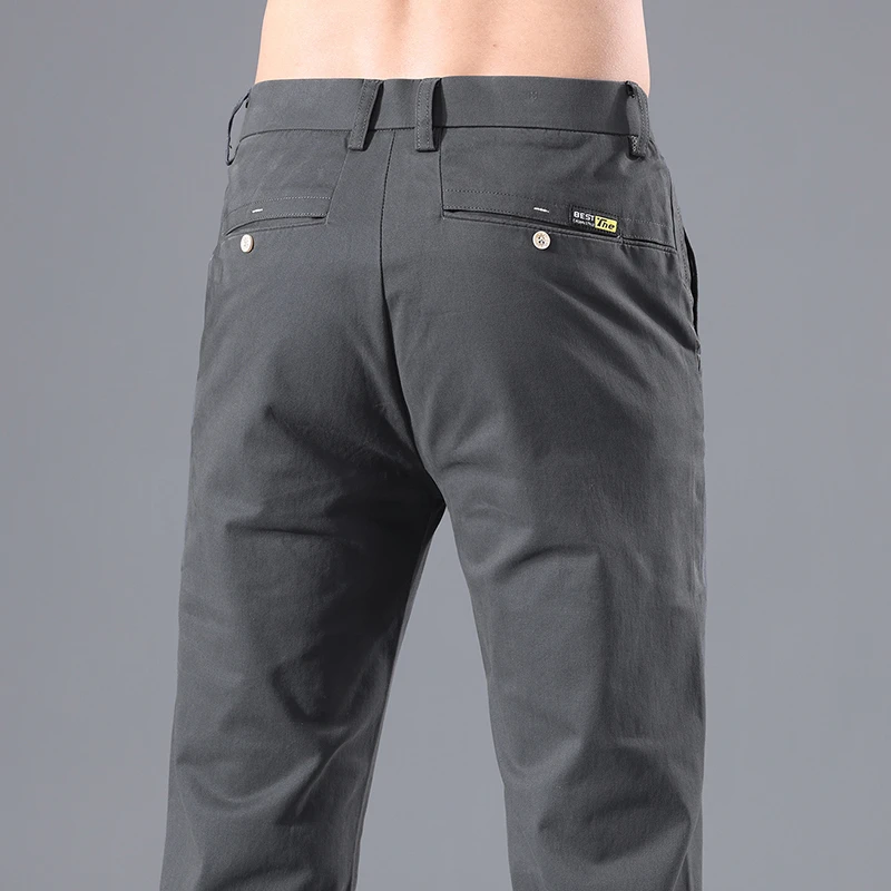 夏季商务九分裤男生薄款修身小脚裤子男士2025新款精致西裤男款