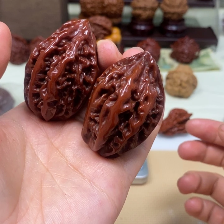 万****吊坠文玩核桃柳叶秋子