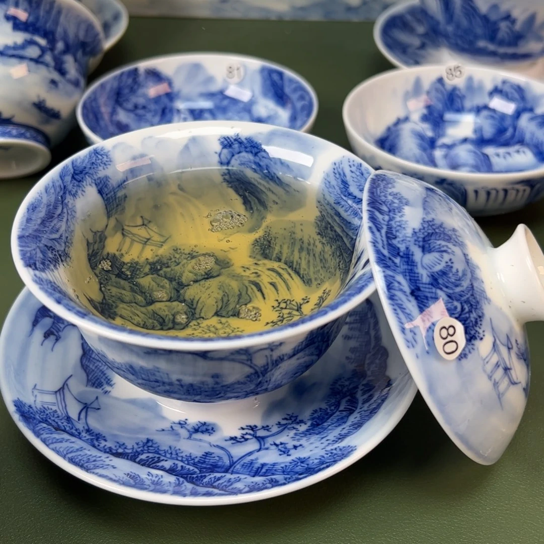 木木景德镇纯手工纯手绘茶具80