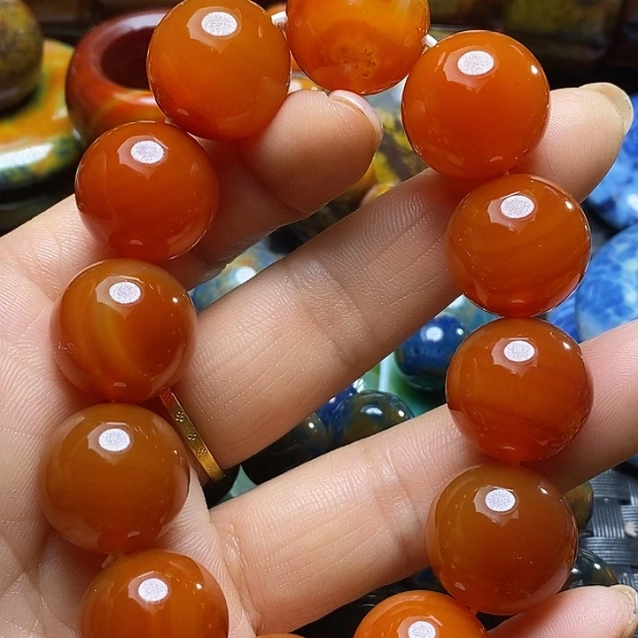 申***哥玛瑙/玉髓未镶嵌颈饰
