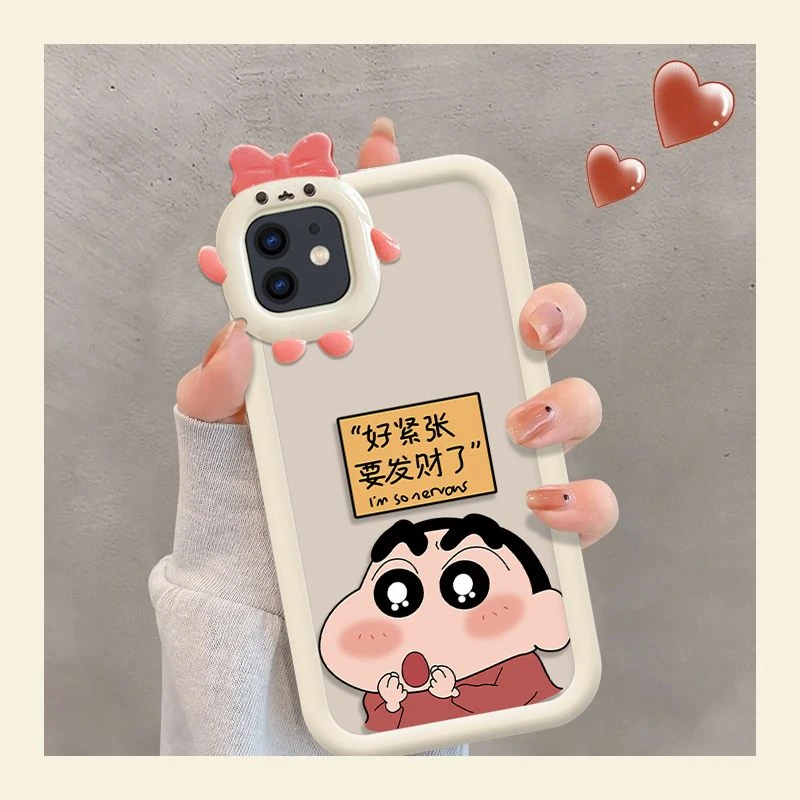 苹果11手机壳发财小新iphone11promax硅胶防摔网红男女卡通全包潮