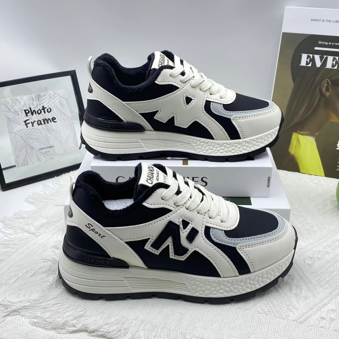 2025秋冬季休闲鞋春秋百搭厚底休闲时尚鞋老爹鞋ins【D01】