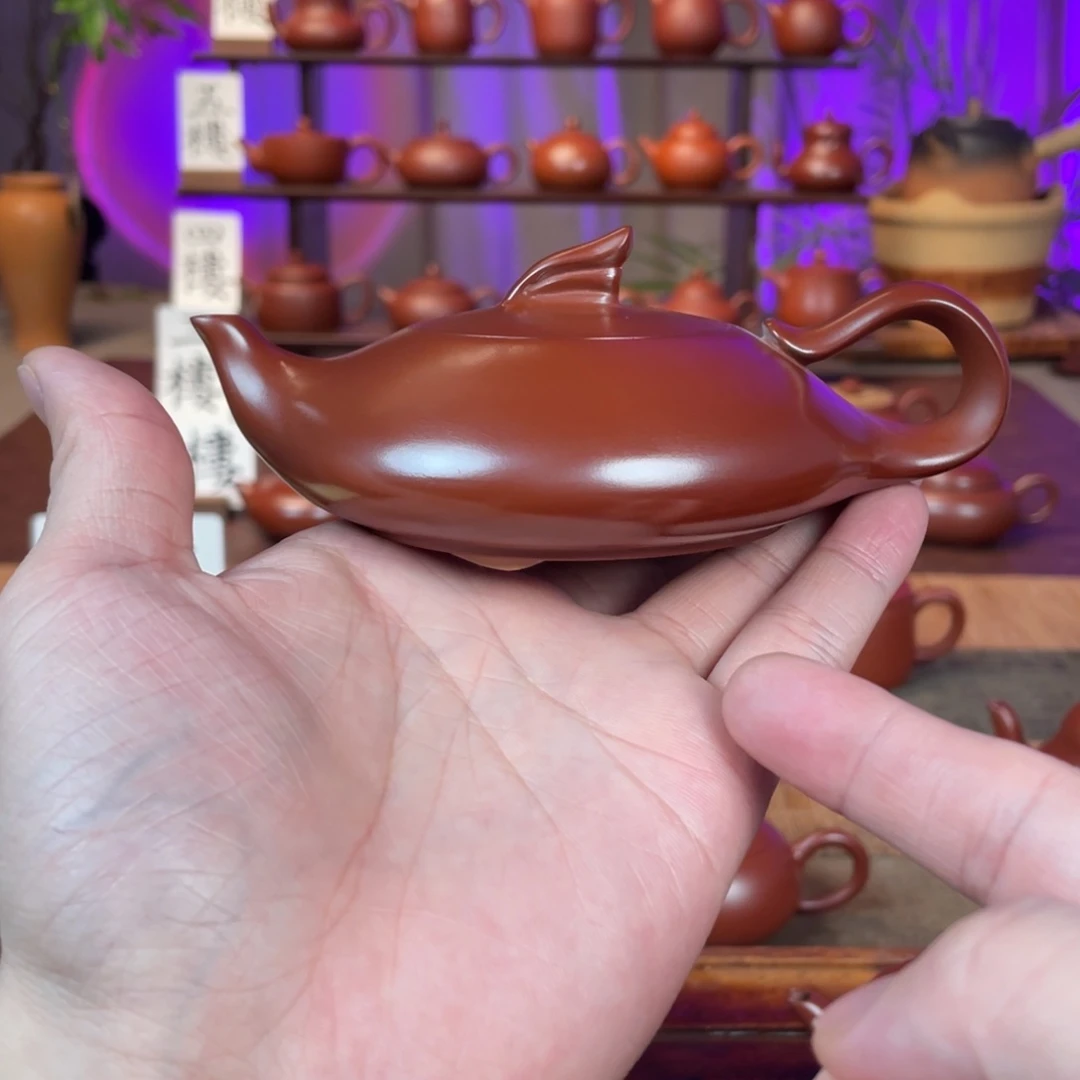 紫砂潮州手拉壶金***子精工丹凤朝阳