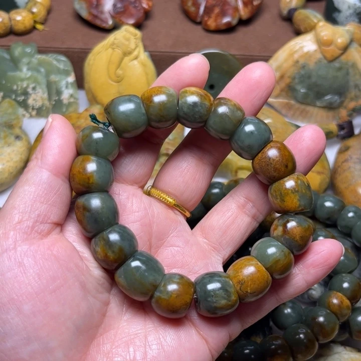 用***4岫岩河磨玉（透闪石质玉）未镶嵌珠宝奇石