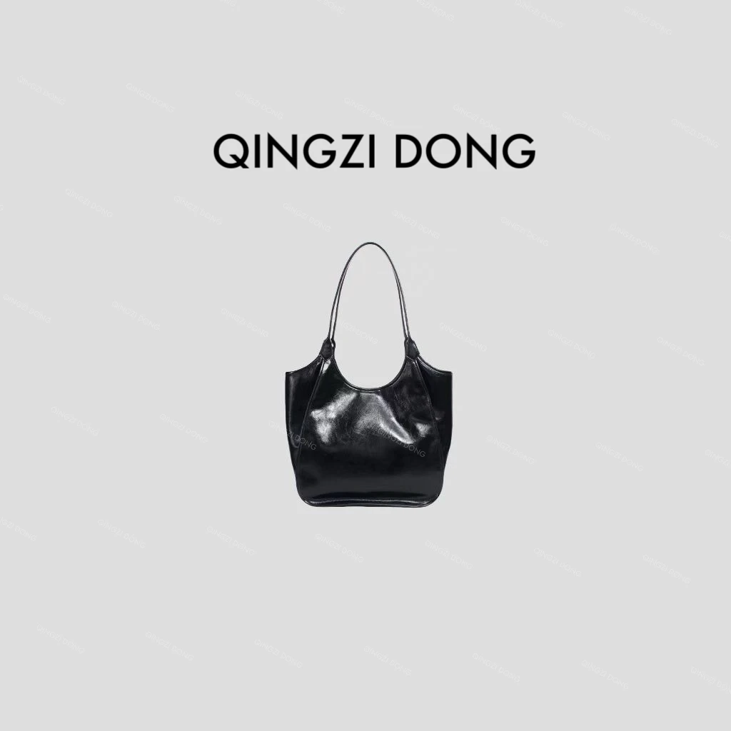 【董清子】【简致·黑吊带】新品简约百搭时尚单肩轻便ins女包21807