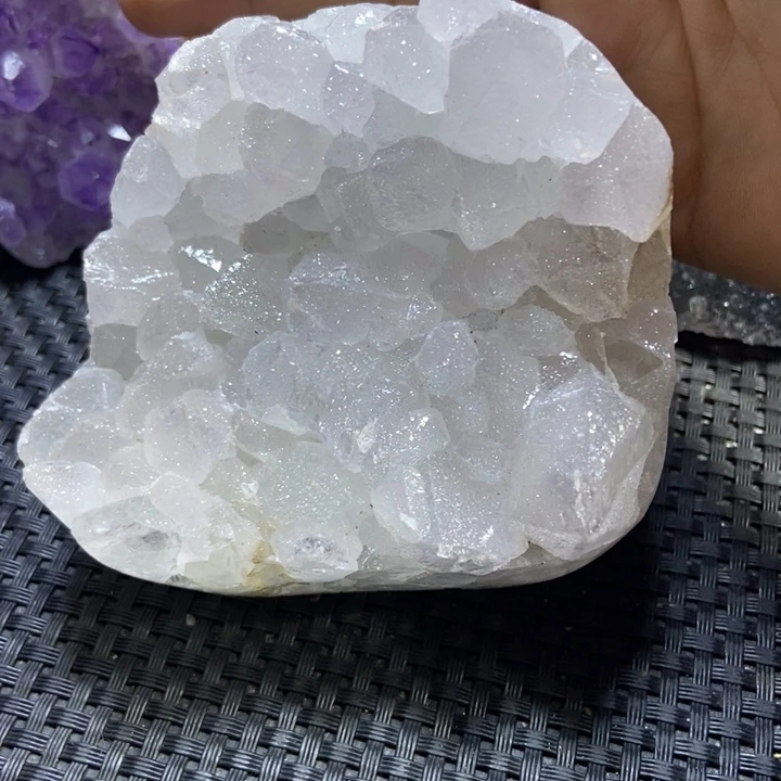 我***吗未镶嵌大型摆件（非配饰）紫晶小潘