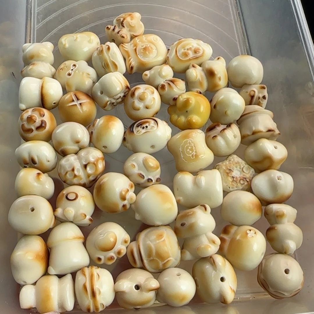 吊坠菩提根/象牙果微瑕牙果轻炭烤50颗福利出不售后