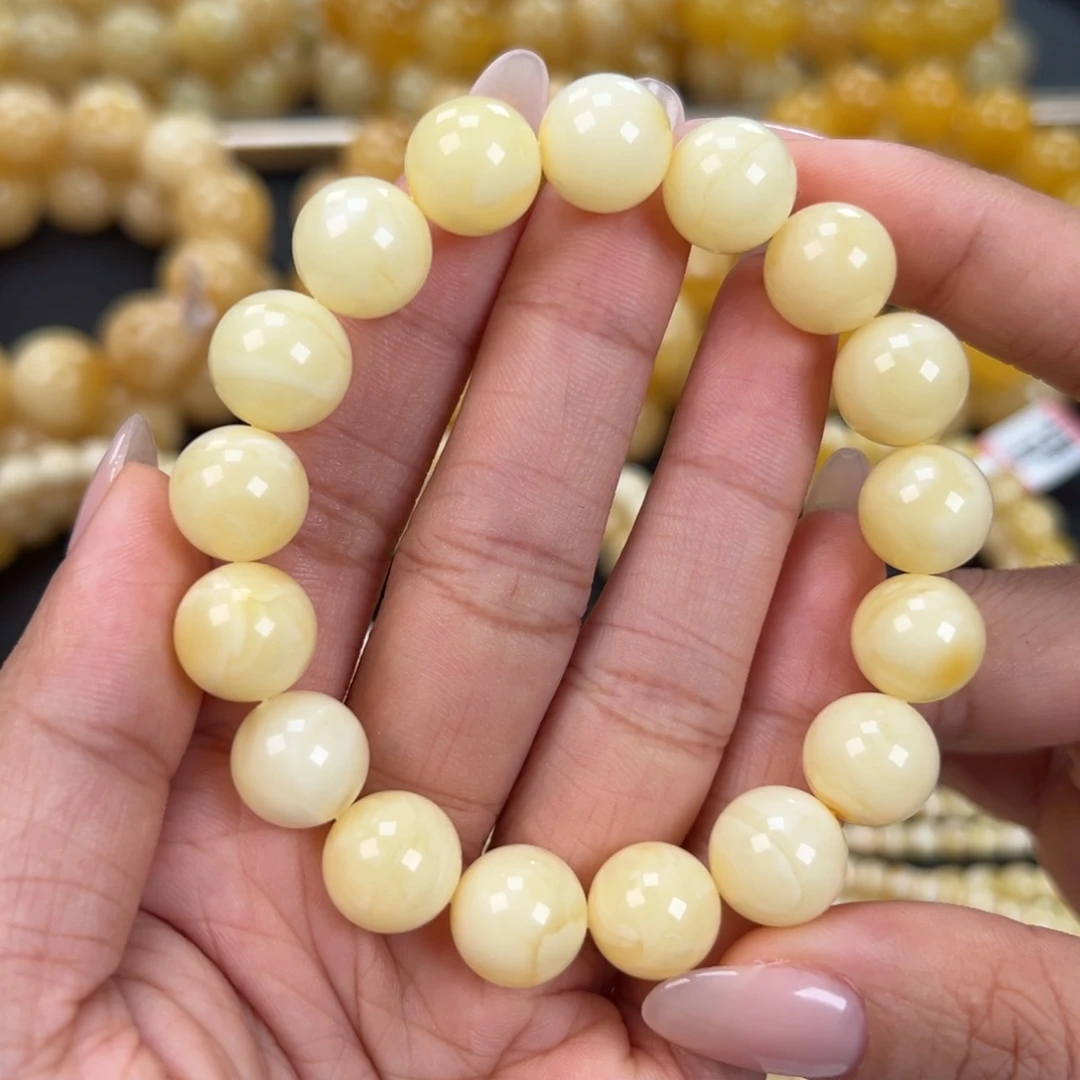 琥珀未镶嵌手链17.2克