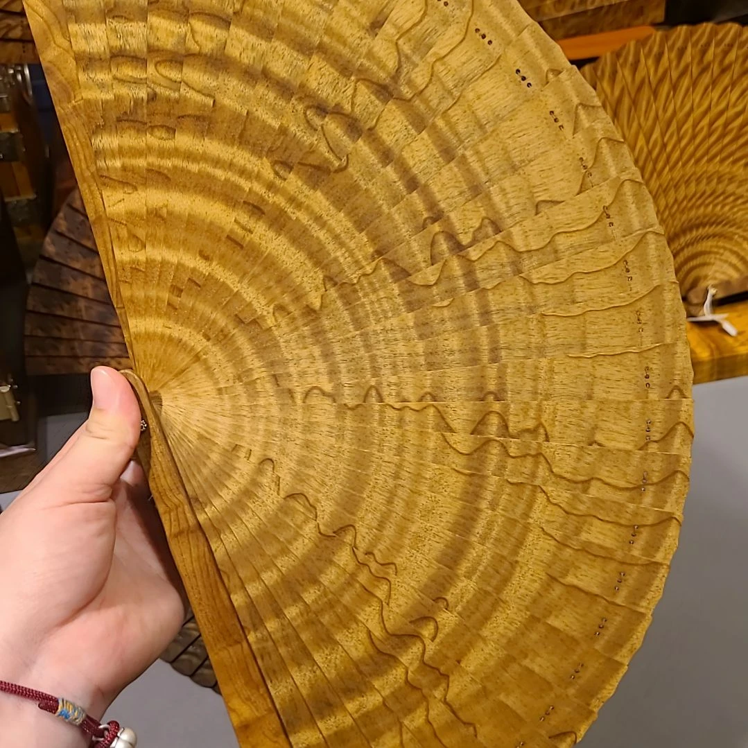 扇子21小叶桢楠金丝楠木苏扇