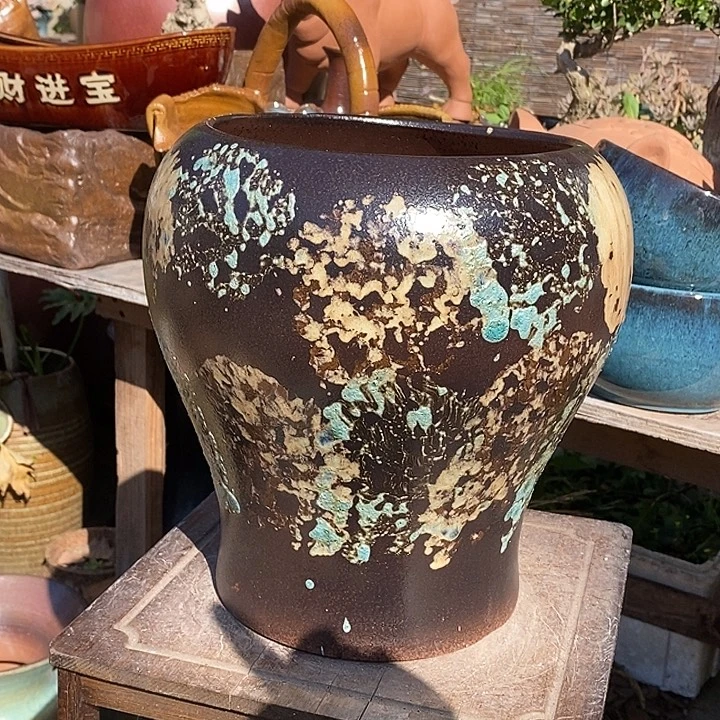 花盆紫砂内20高度28复古