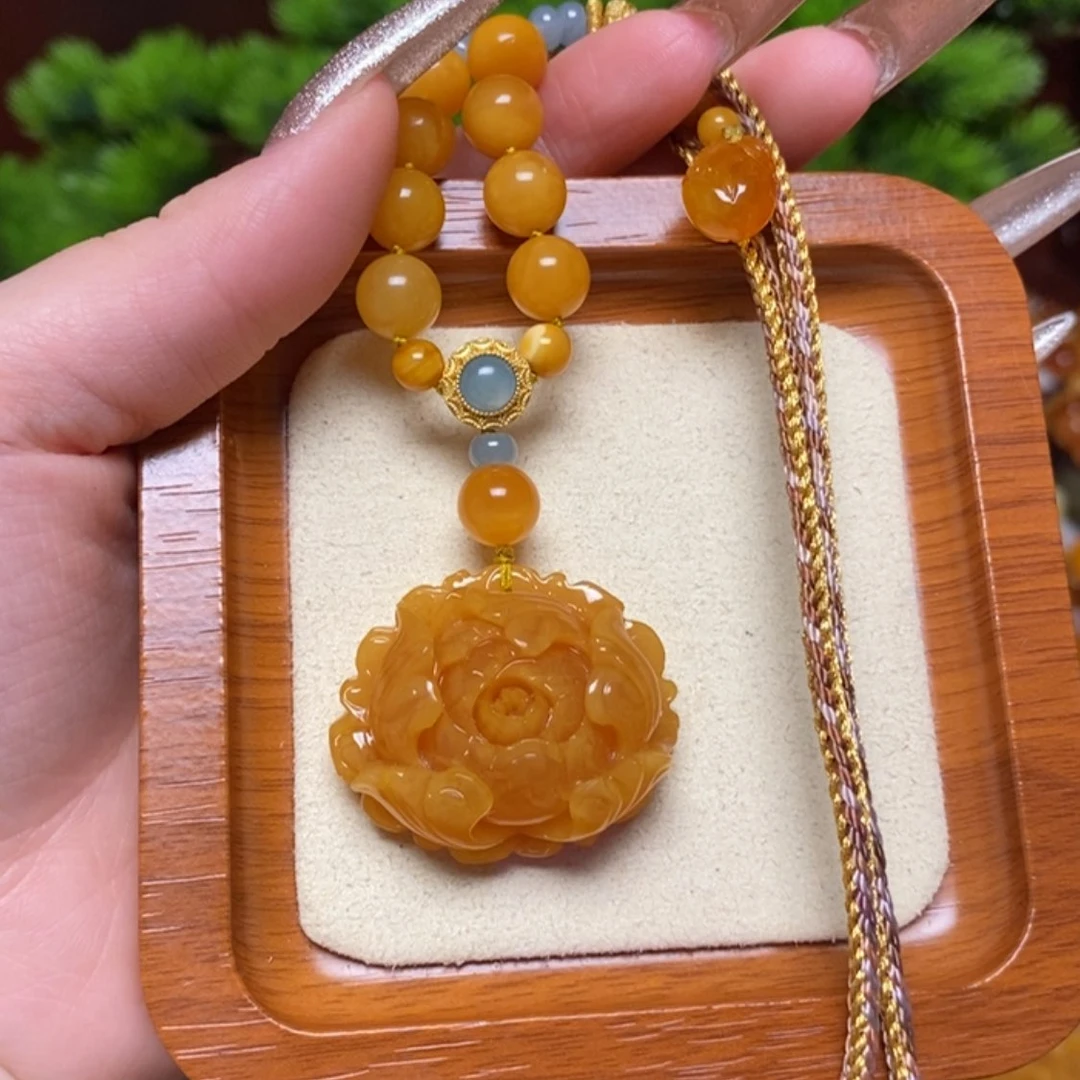 【闪购商品】未镶嵌颈饰蜜蜡项链