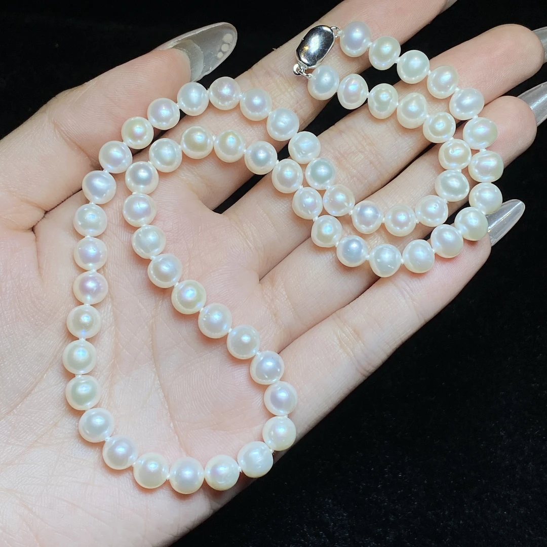 【小北好物】淡水珍珠项链约6-7mm【多样性发一件】-17QJ11X15