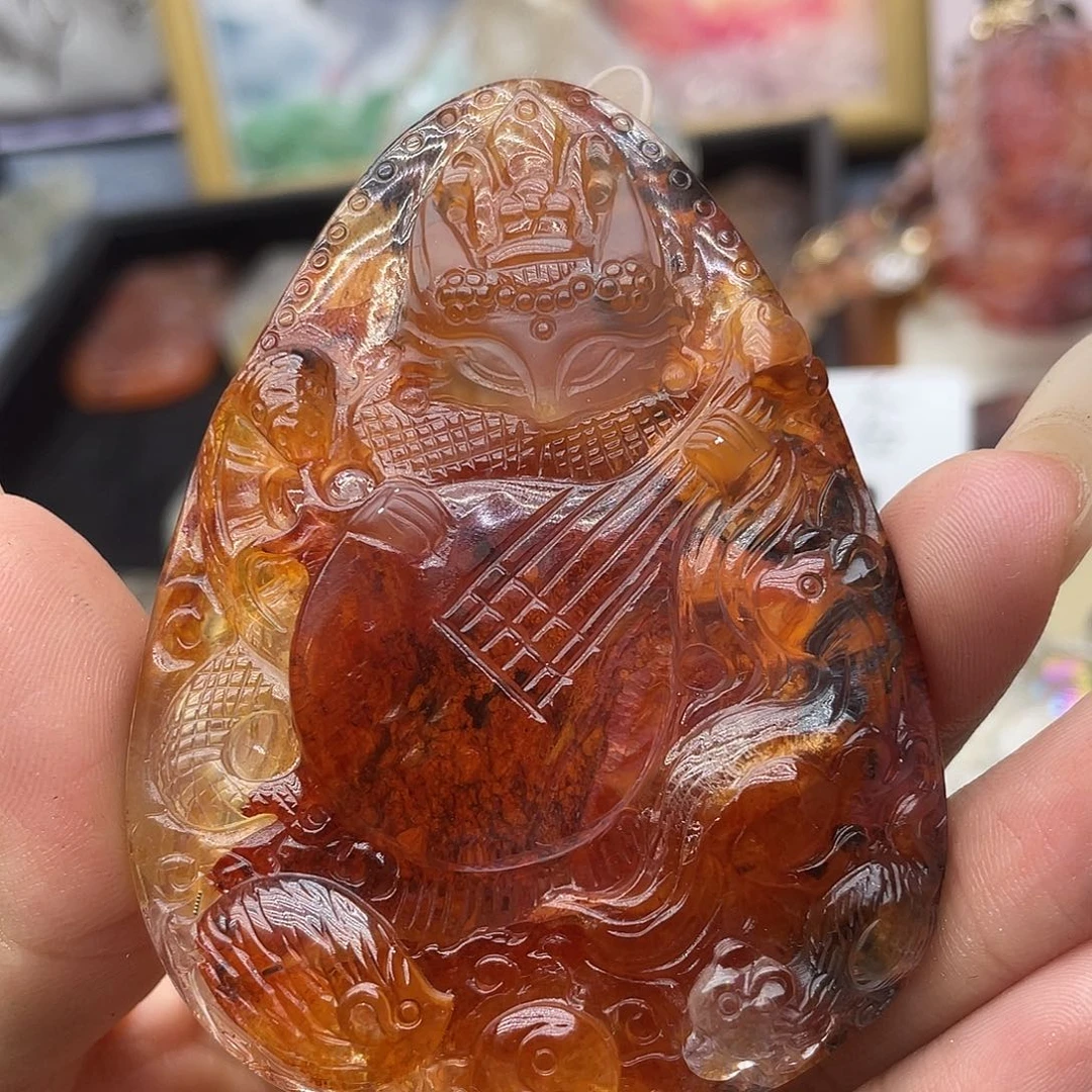 颈饰未镶嵌水晶天然