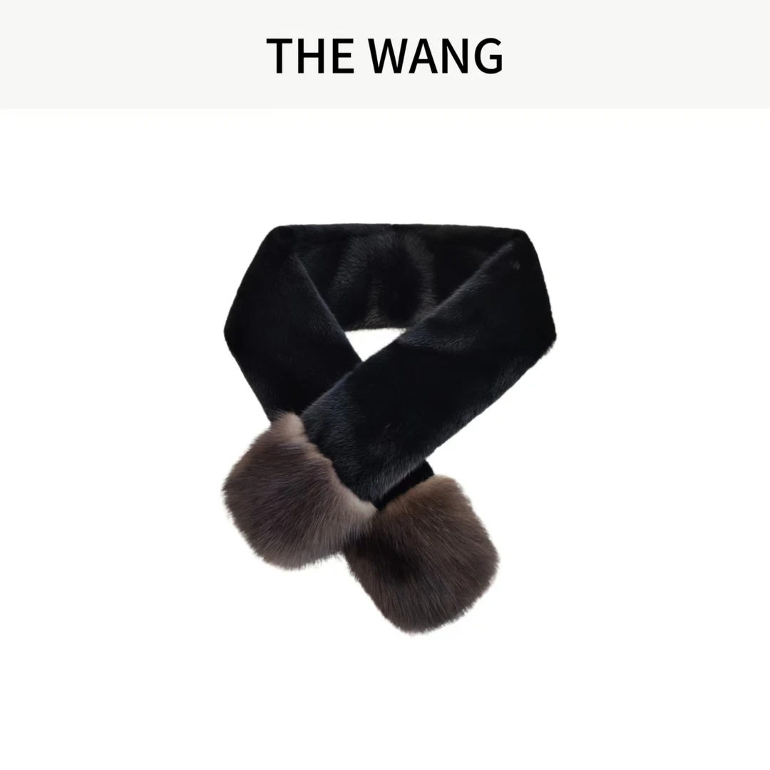 进口紫貂宝嘉美围巾 WJ889