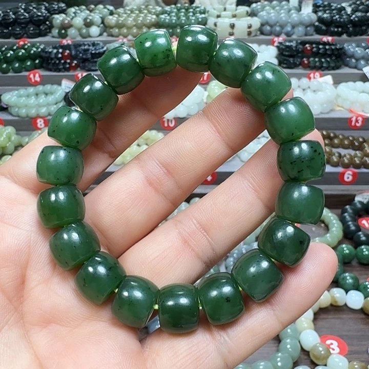 未镶嵌手链和田玉（碧玉）直切卡12