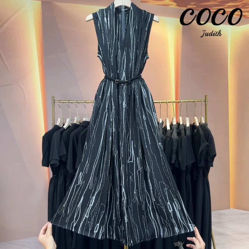 【RG145】2025年新款连衣裙短袖法式时尚轻奢减龄显瘦优雅气质收腰