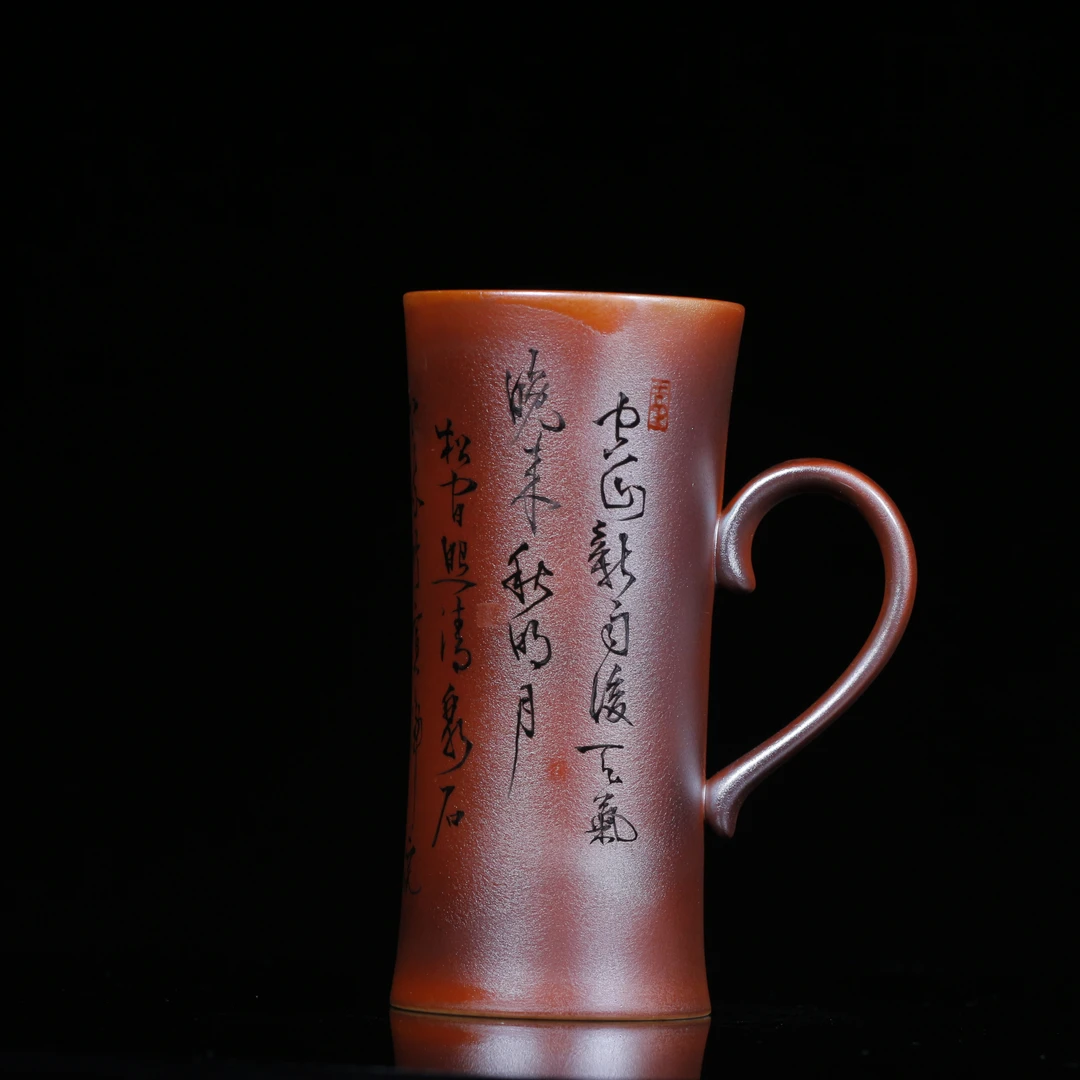 【晚晚精选】171书法小蛮腰 柴烧特性每只都不同