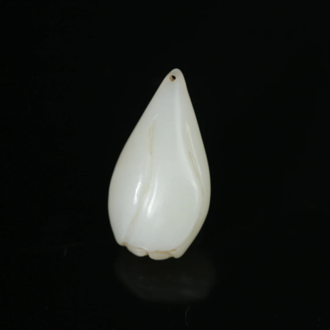 二十世纪和田玉玉兰花吊坠ACZL250909051