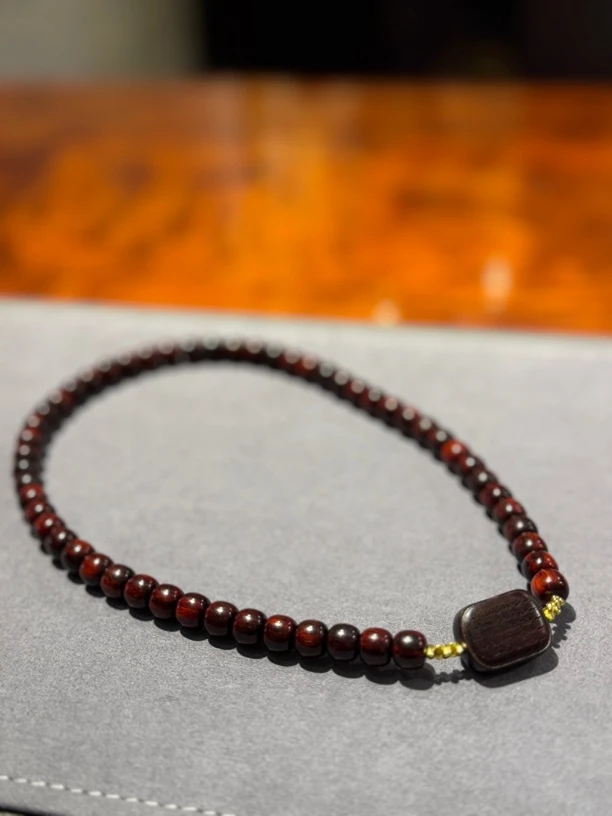 小叶紫檀项链可双圈手链