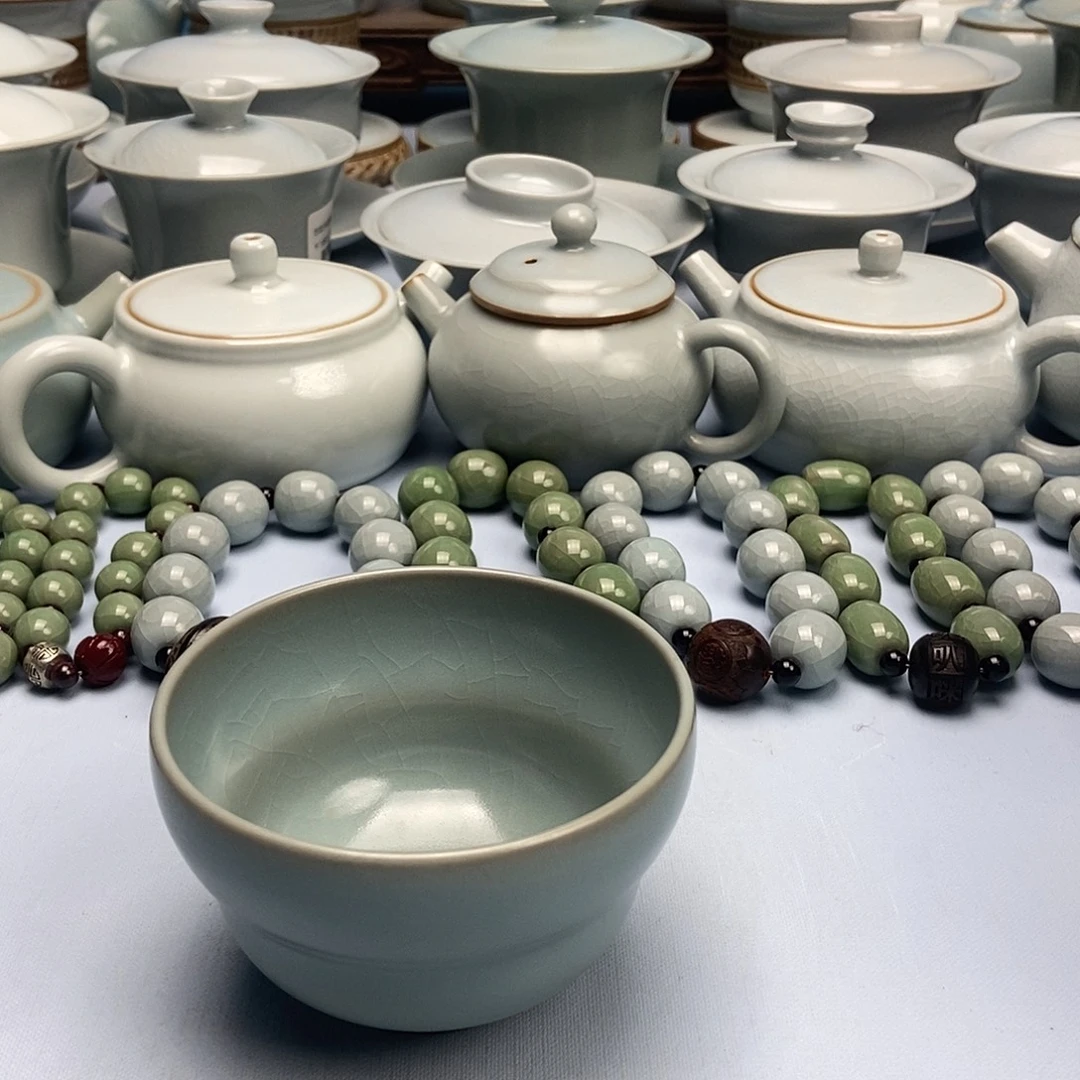 杯仿古釉福禄碗杯原矿原釉原产地