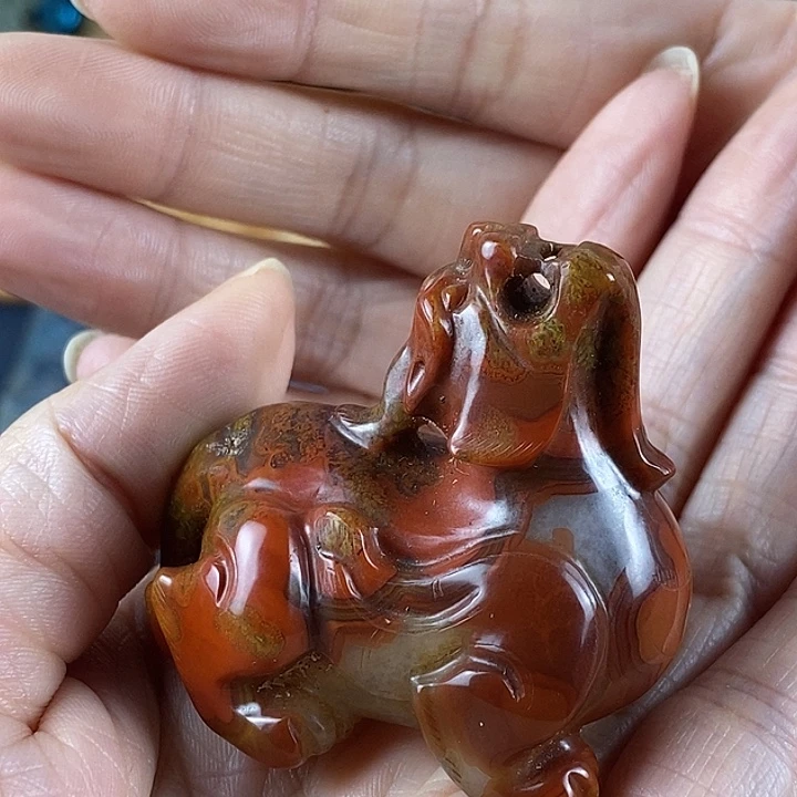 一***奔玛瑙/玉髓未镶嵌车挂