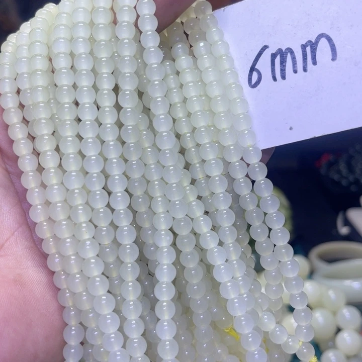 蛇纹石玉未镶嵌项链