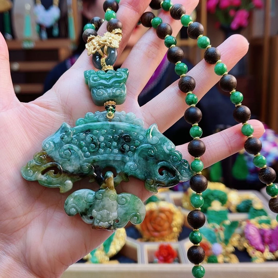 颈饰合金翡翠48小时鉴赏期1