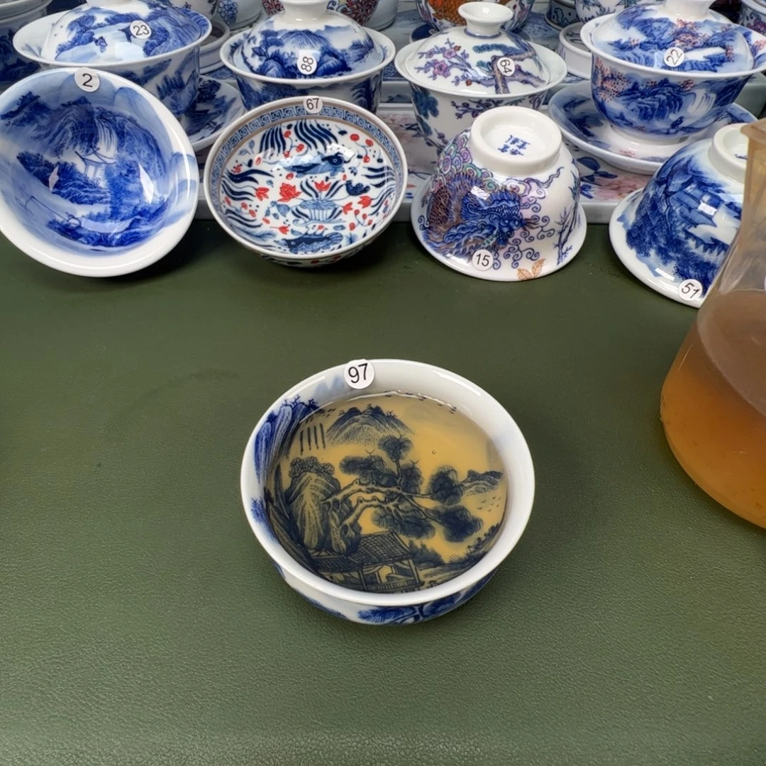 景德镇纯手工纯手绘茶具木木97