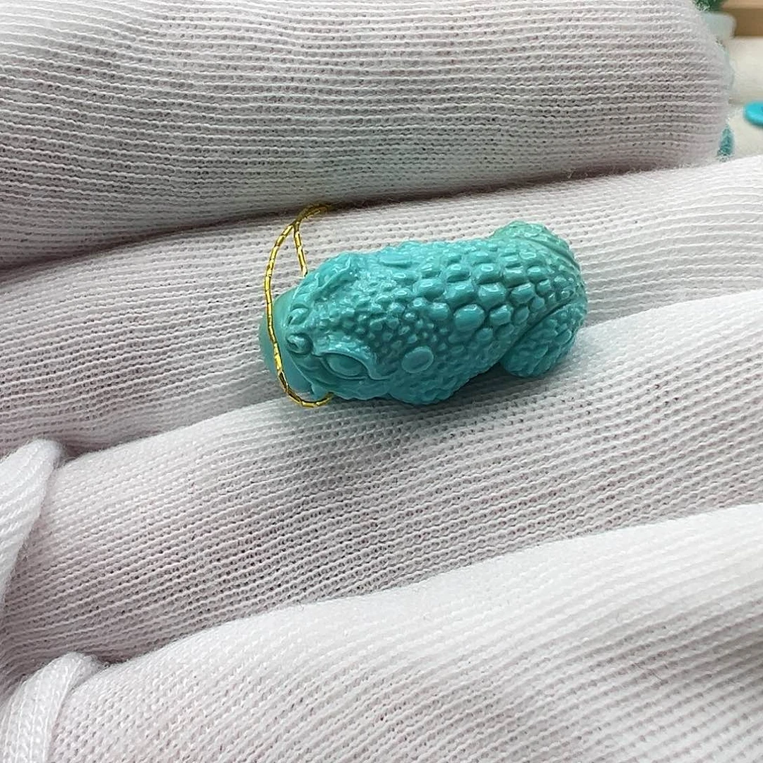 绿松石金蟾 未镶嵌