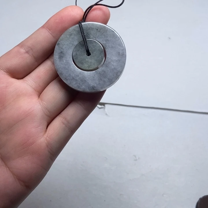 翡翠未镶嵌颈饰子母扣5