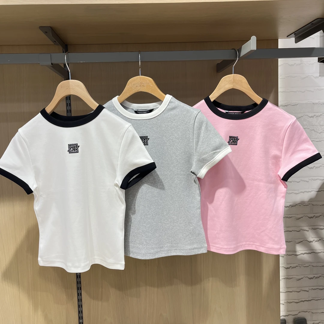 Teenieweenie 三色圆领短袖TTRW25M505Z