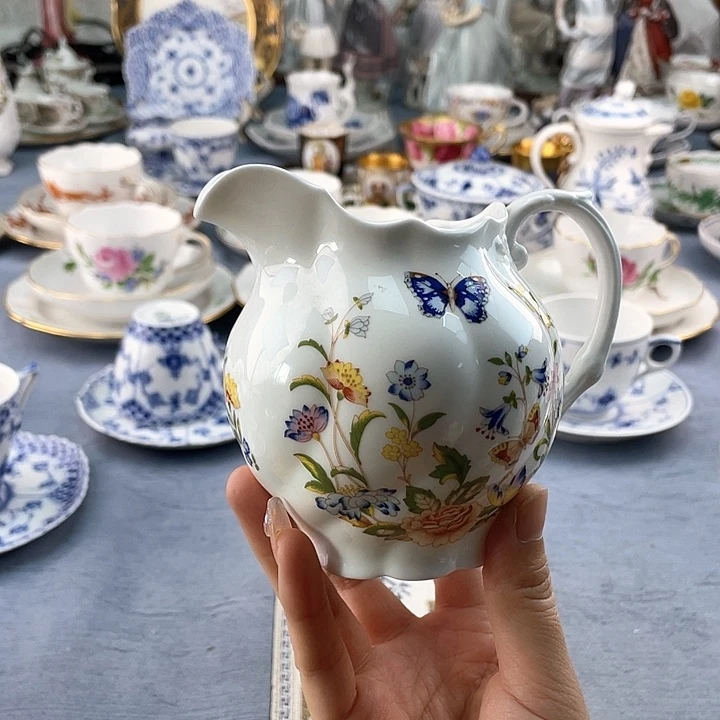 中古欧瓷瓷器小房子