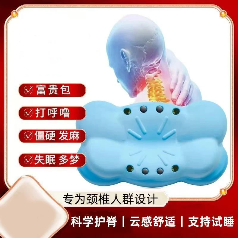 【专柜正品】磁疗枕朵颈椎枕护颈枕慢回弹记忆保健枕