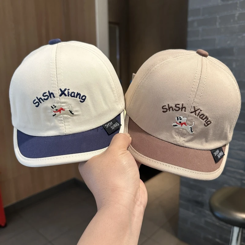 儿童帽子春秋薄款遮阳防晒鸭舌帽男女宝宝可爱超萌出游夏天棒球帽